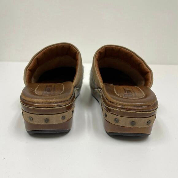 Born Bandy Birch Blanket Clogs Southwestern Textured Woven Tapestry Boho - W7/38 - Picture 5 of 12